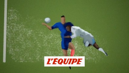 Le coup de tête magique de Basile Boli (OM-PSG 1993) - Foot - L1 - Les plus beaux buts redessinés #5
