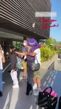 Laeticia Hallyday a retrouvé Jalil Lespert à Saint-Barthélemy. Le couple a été séparé le temps de quelques semaines.