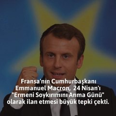 Katil Macron önce elindeki kanı temizle