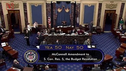 Kamala Harris' First Tie-Breaking Vote as VP