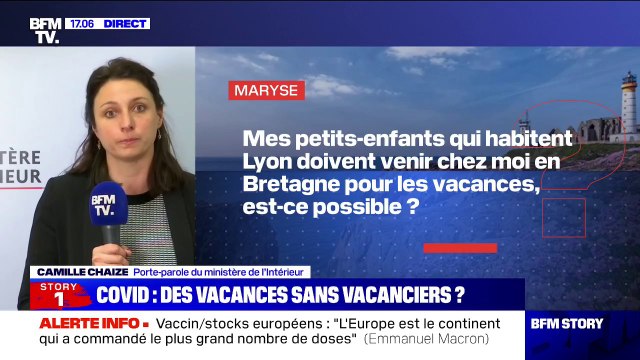 Camille Chaize (ministère de l’Intérieur): Il n'y a pas de limitation de déplacements inter-régions, mais il faut respecter la règle du couvre-feu