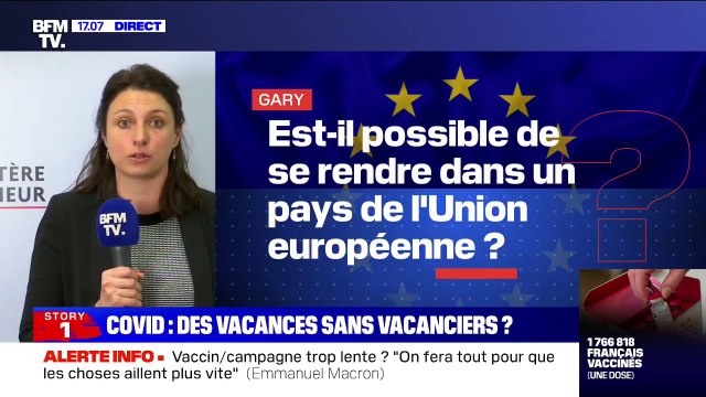 Camille Chaize (ministère de l’Intérieur): Un test PCR de moins de 72h négatif nécessaire pour voyager au sein de l'Union européenne