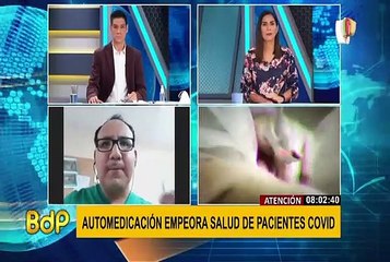 Especialista alerta sobre impacto de automedicación en pacientes con covid-19