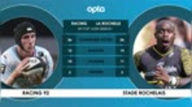 Face à face - Racing 92 - La Rochelle, l'affiche du week-end