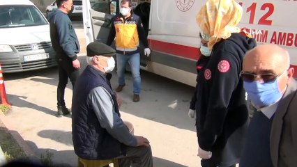 Kazada yaralandı, hastaneye gitmeyi kabul etmedi