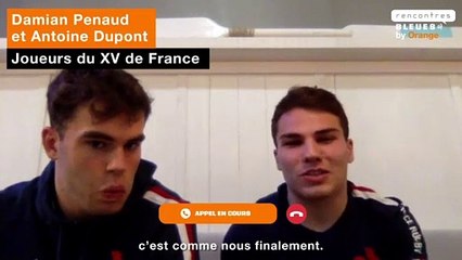 Rencontre Bleue - Florence, D.Penaud & A.Dupont - Team Orange Rugby