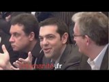 Alexis Tsipras conférence de presse avec le Front de gauche