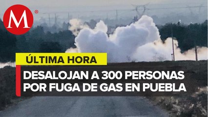 Reportan fuga de gas en ducto de Pemex en Texmelucan, Puebla; desalojan a 300 personas