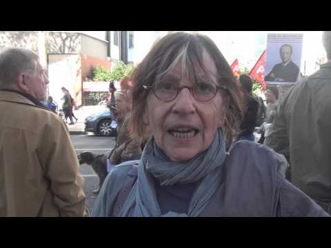 Les militants d'EELV à la mobilisation du 30 septembre 2012