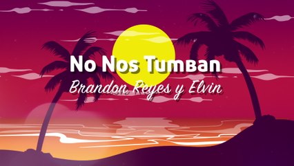 Brandon Reyes y Elvin - No Nos Tumban