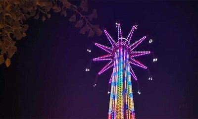 افتتاح أعلى أرجوحة في العالم في دبي