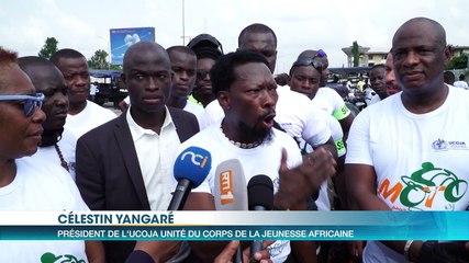 Des motards ivoiriens engagés pour la paix et la cohésion en Côte d'Ivoire