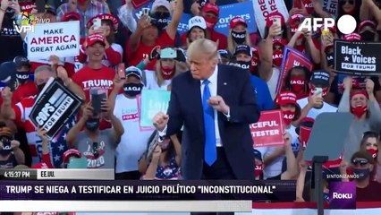 Trump se niega a testificar en juicio político "inconstitucional" - VPItv