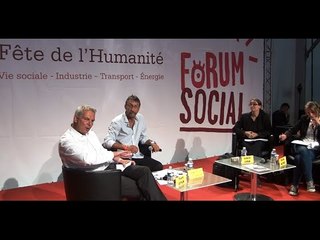 Thierry Lepaon au Forum social : l'avenir du peuple de gauche ne peut être  la droite