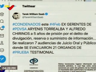 MP condena a 5 años de prisión a ex gerentes por fuga de información confidencial de PDVSA