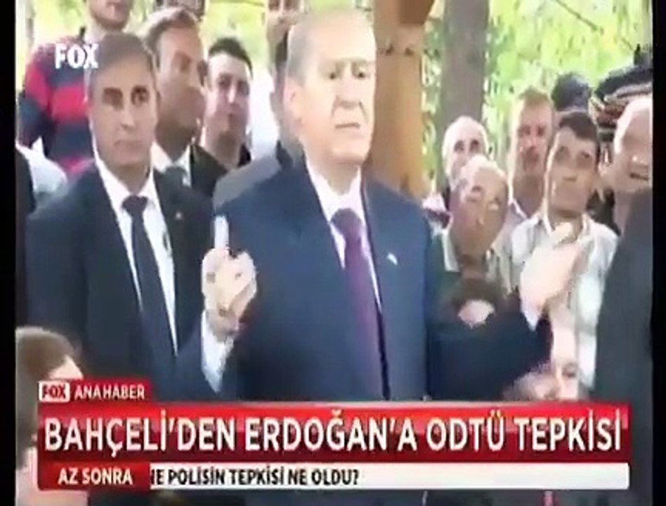 Devlet Bahçeli'den Gezi'ye destek:  "Erdoğan ODTÜ'ye git, gençliği muhatap al. Gençliğe saygı duy. Gençler sandığa gidin, AKP'yi sandığa gömün."