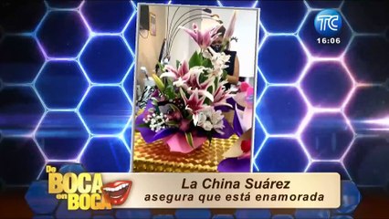 'La China' Suárez habló de la foto que una chica le envió a su novio