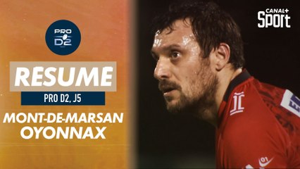Le résumé de Mont-de-Marsan / Oyonnax - Pro D2 (J5 en retard)
