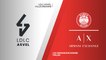 LDLC ASVEL Villeurbanne - AX Armani Exchange Milan Highlights | Turkish Airlines EuroLeague, RS Round 24