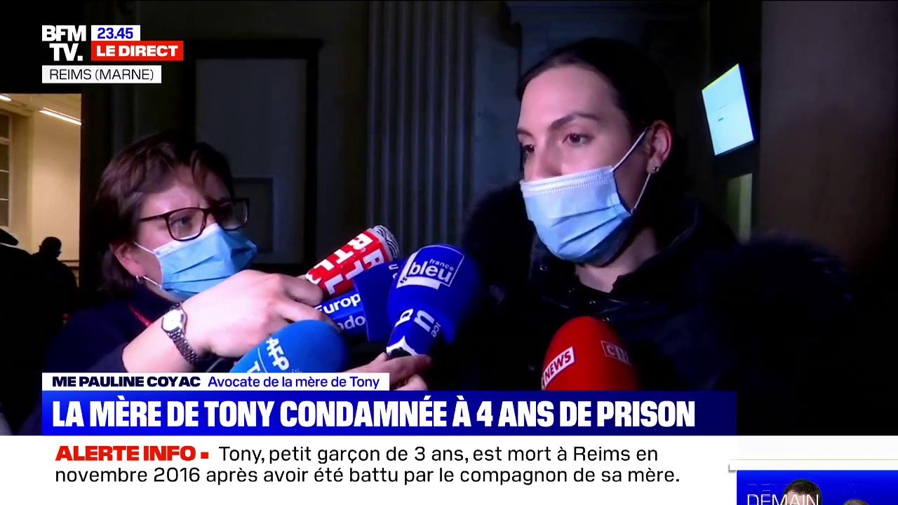 Me Pauline Coyac, avocate de la mère de Tony: "Cette jeune femme n'a pas tué cet enfant, (...) cette jeune femme est une victime aussi"