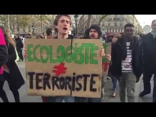 COP21 - MARCHE INTERDITE POUR LE CLIMAT