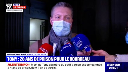 Mort de Tony: selon son avocat, Loïc Vantal "a enfin compris qu'il avait fait quelque chose d'extrêmement dramatique"