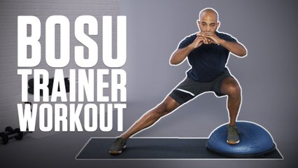 Build Balance And Stability With This BOSU Trainer Workout With Frank Baptiste