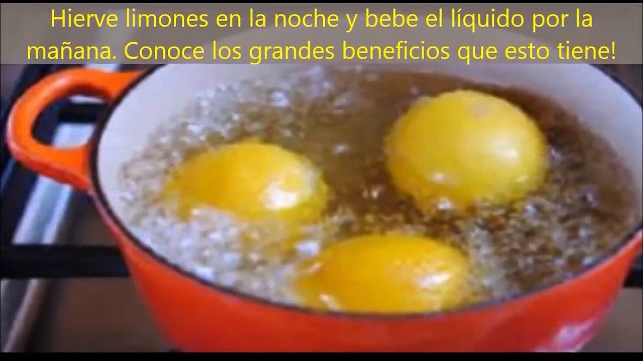 Hierve limones en la noche y bebe el líquido en la mañana. Conoce los grandes beneficios que esto tiene