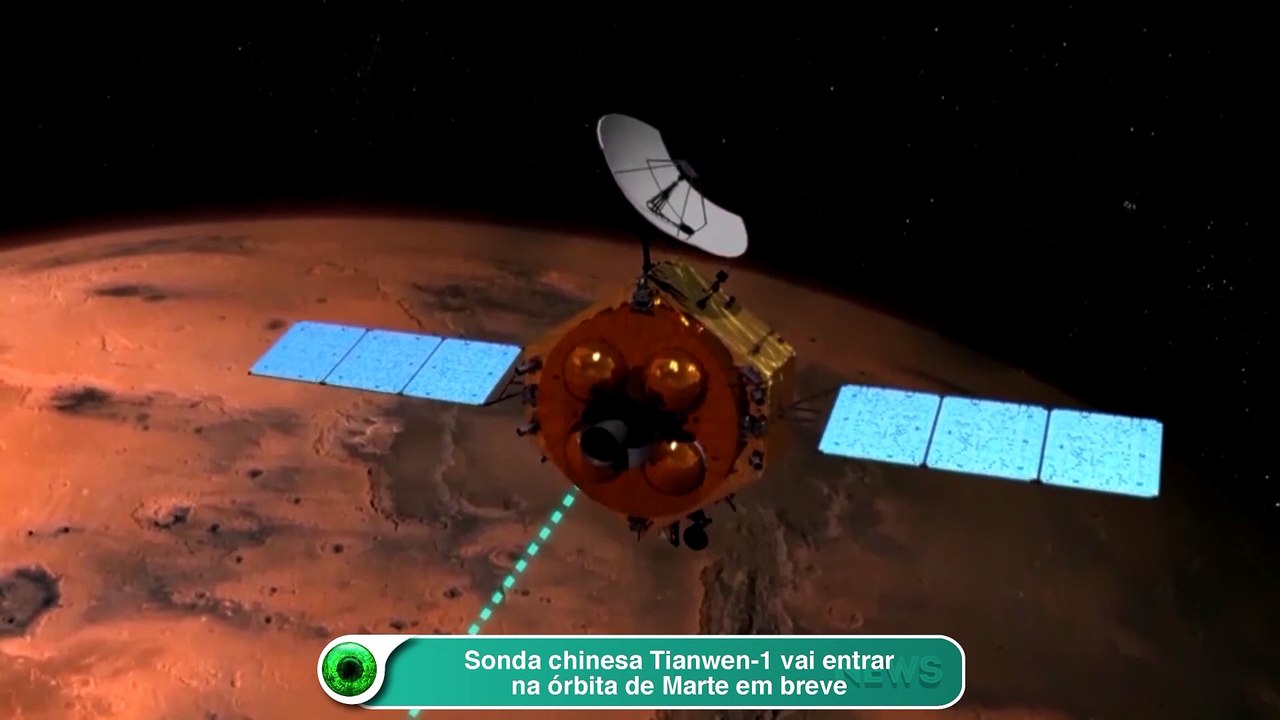 Sonda chinesa Tianwen-1 vai entrar na órbita de Marte em breve