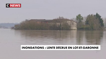 Inondations : lente décrue en Lot-et-Garonne