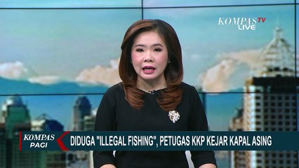 Video Amatir Penangkapan Kapal Asing Berbendera Malaysia Berawak Warga Myanmar