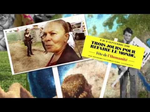 Le stand de la Fête de l'Humanité à Solidays en juin 2016