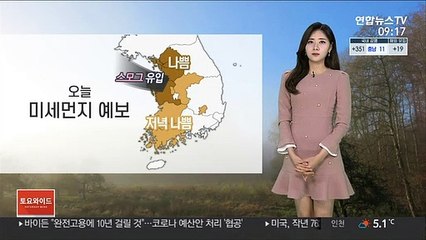 [날씨] 때 이른 봄날씨…서쪽 탁한 공기