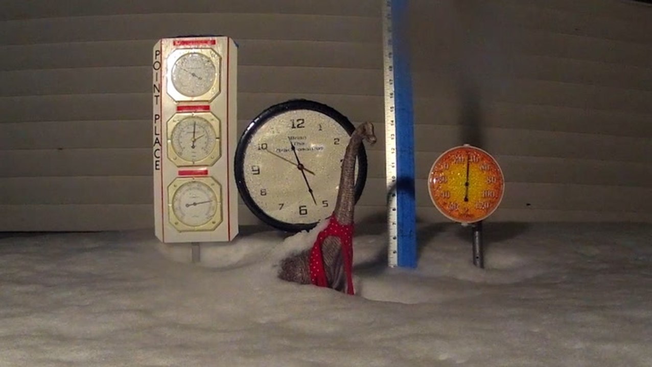 Fast accumulation buries toy dinosaur