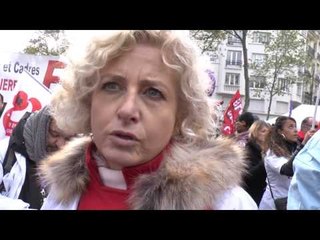 Sylvie Lefel, déléguée CGT à l'Hôpital de Villiers le bel