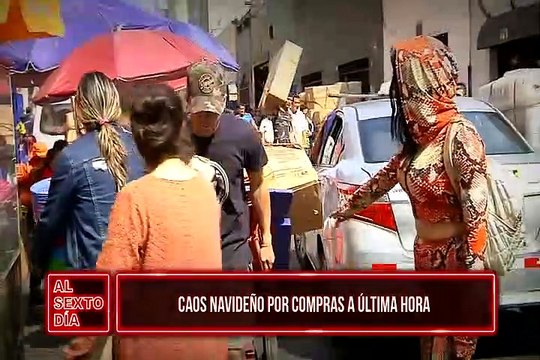 Caos navideño: calles del Centro de Lima lucen alborotadas por fiestas de fin de año