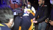 Genç kız karnındaki bıçak ile ambulansı bekledi