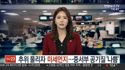 [날씨] 추위 풀리자 미세먼지…중서부 공기질 '나쁨'