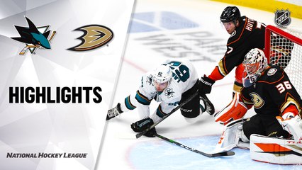 Sharks @ Ducks 2/5/21 | NHL Highlights