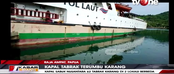Terumbu Karang di Raja Ampat Rusak Usai Ditabrak Kapal
