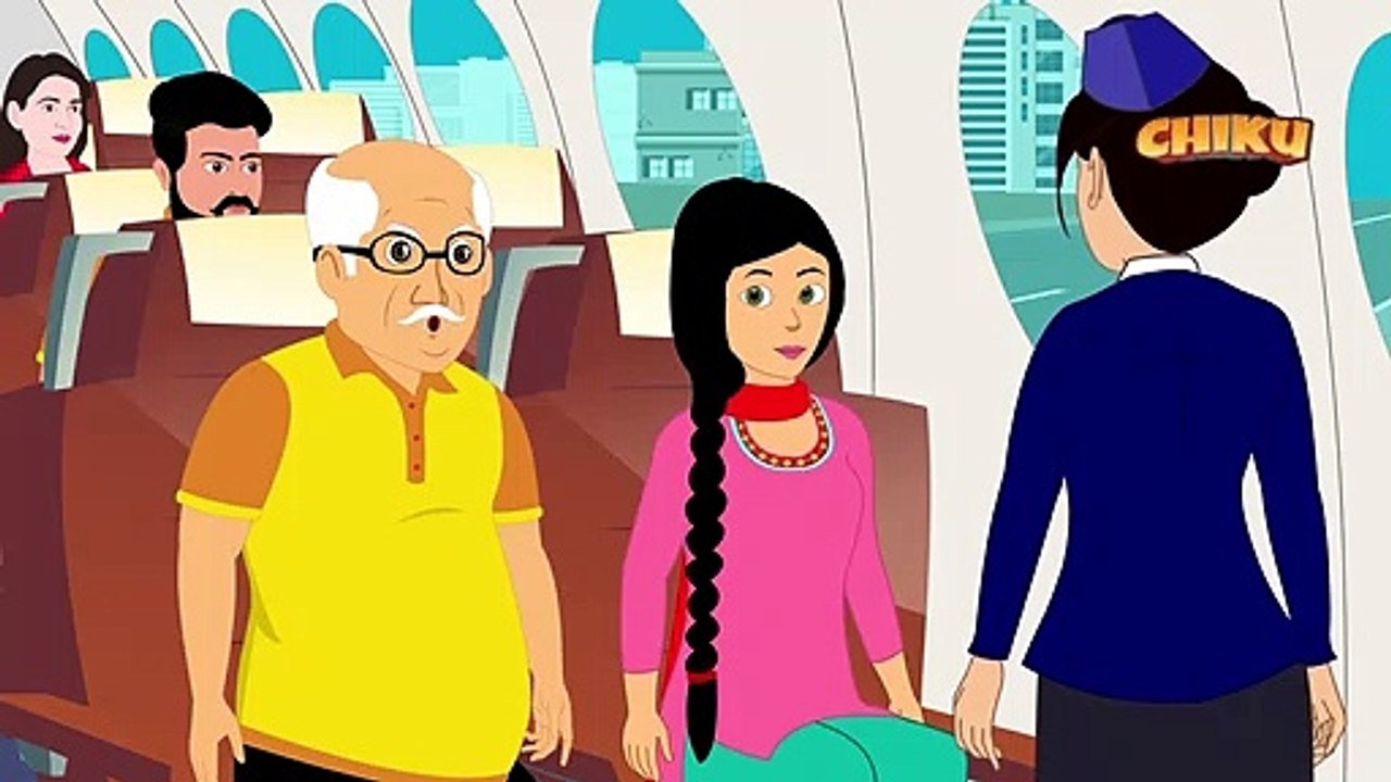 हवाई जहाज में चुड़ैल _ Bhojpuri Cartoon _ Cartoons _ Horror Stories _ Chiku Tv Bhojpuri