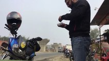 Kolkata to Varanasi _ Coldest Day _ Traffic Jam _ Accidentally Fell Down _ Bike Broken