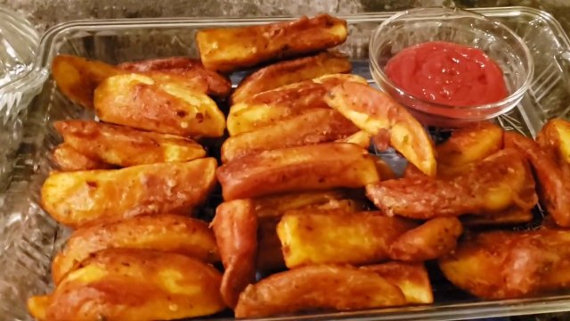 Crispy Potato Wedges|Fried Potato Wedges| Easy Potato Snacks.