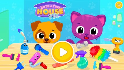 Cute & Tiny House Fix - Mini Home Repair & Cleanup  2-4 year