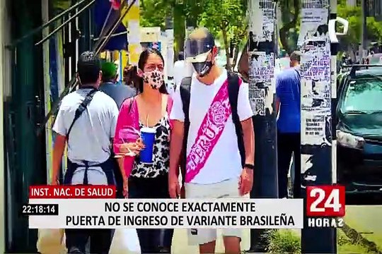 Director ejecutivo de INS afirmó que no conocen la puerta de ingreso de la variante Brasileña