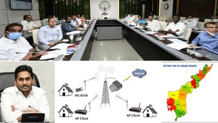Uninterrupted Internet Service in Every Village ప్రతి గ్రామానికి ఇంటర్నెట్‌ సదుపాయం.. AP CM YS Jagan