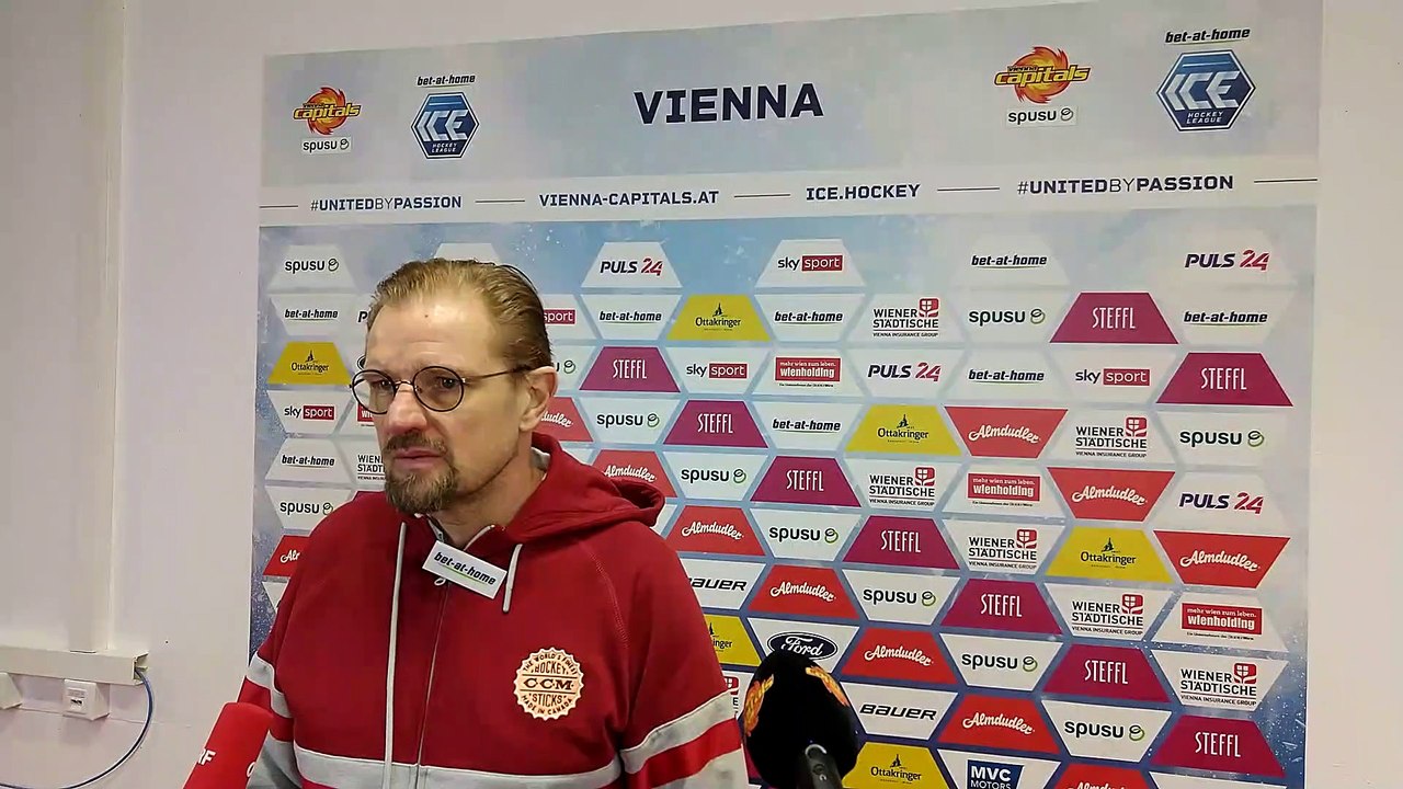 05.02.21: Petri Matikainen (KAC) nach dem Sieg in Wien