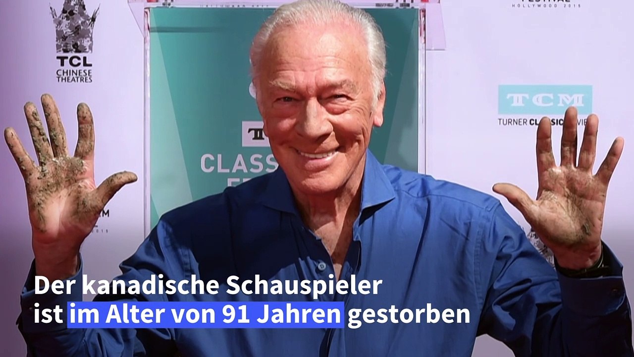 Oscar-Preisträger Christopher Plummer ist tot