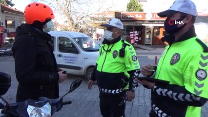 Motosiklet sürücülerine sıkı denetim