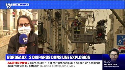 Delphine Balsa (cabinet de la préfète de Nouvelle-Aquitaine) sur l'explosion à Bordeaux: "Deux personnes seraient encore sous les décombres"